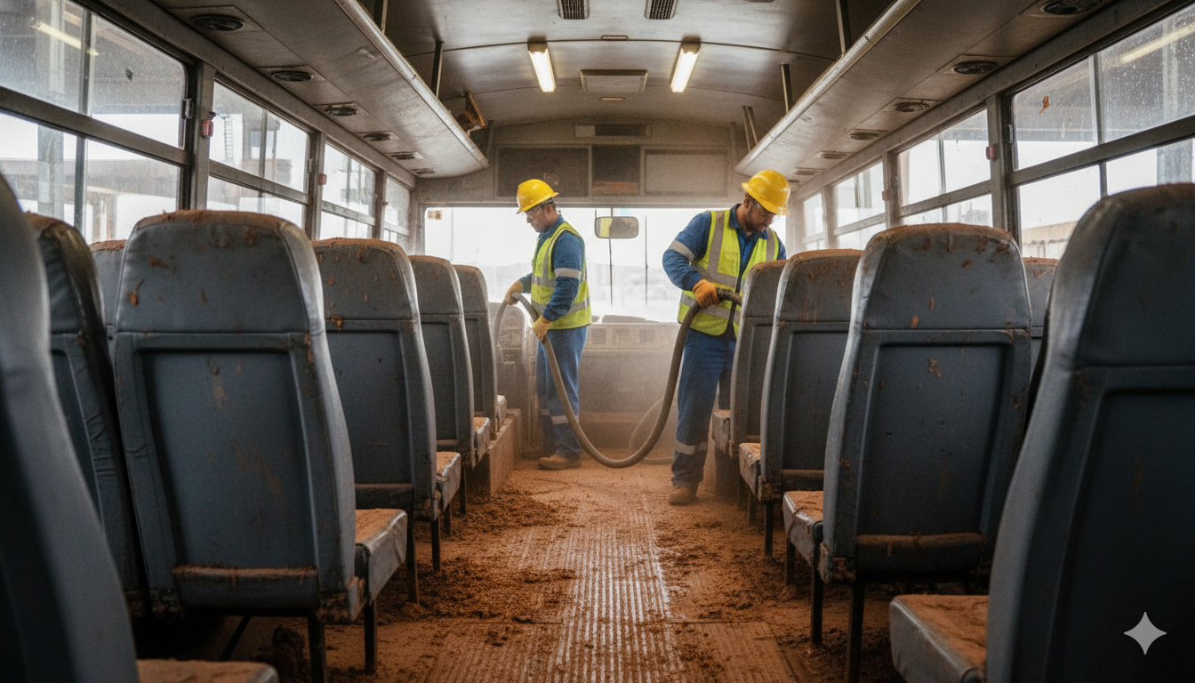 Limpieza interior y desinfección